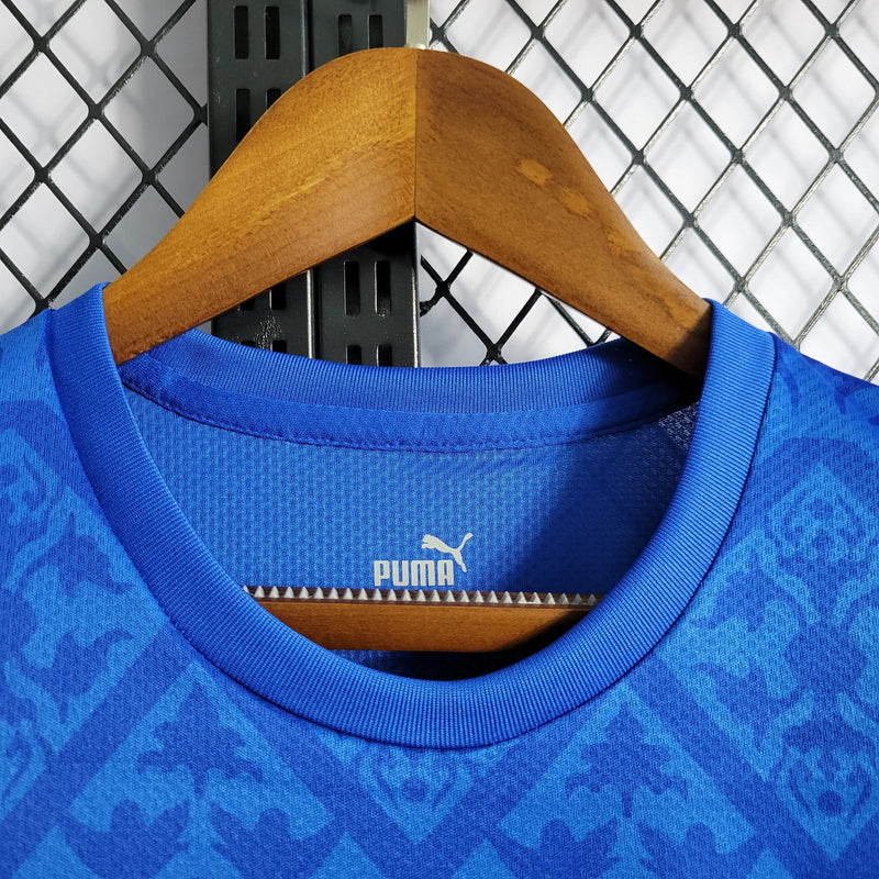 CAMISA DA SELEÇÃO DA ITALIA 22/23 AZUL EDIÇÃO ESPECIAL