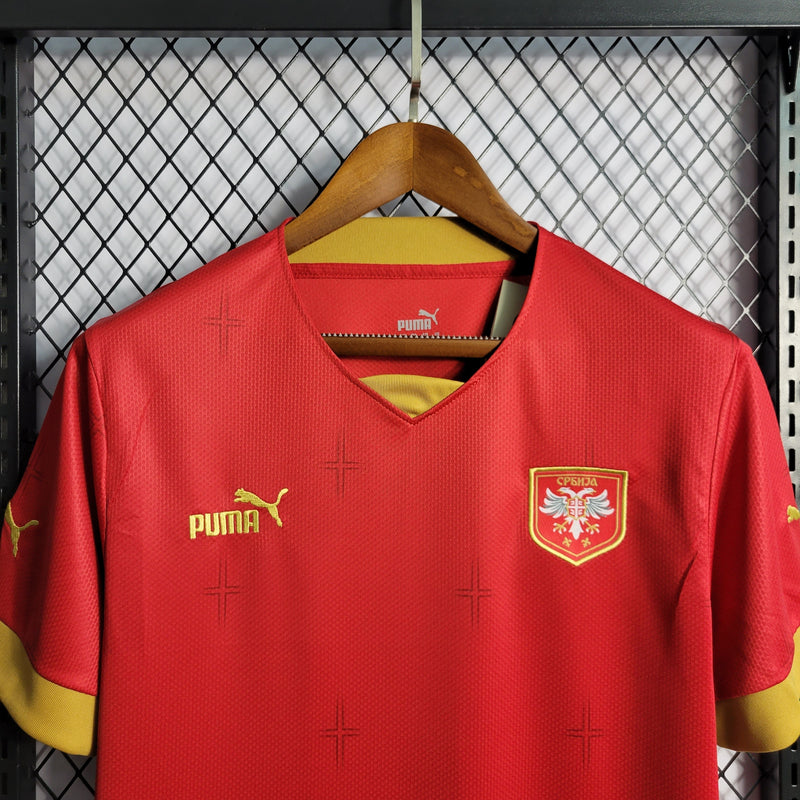 CAMISA DA SELEÇÃO DA SERVIA 22/23 VERMELHO