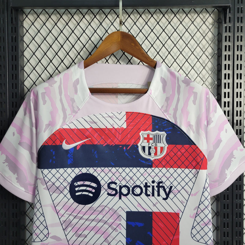 CAMISA DO BARCELONA 23/24 TREINO LILAS