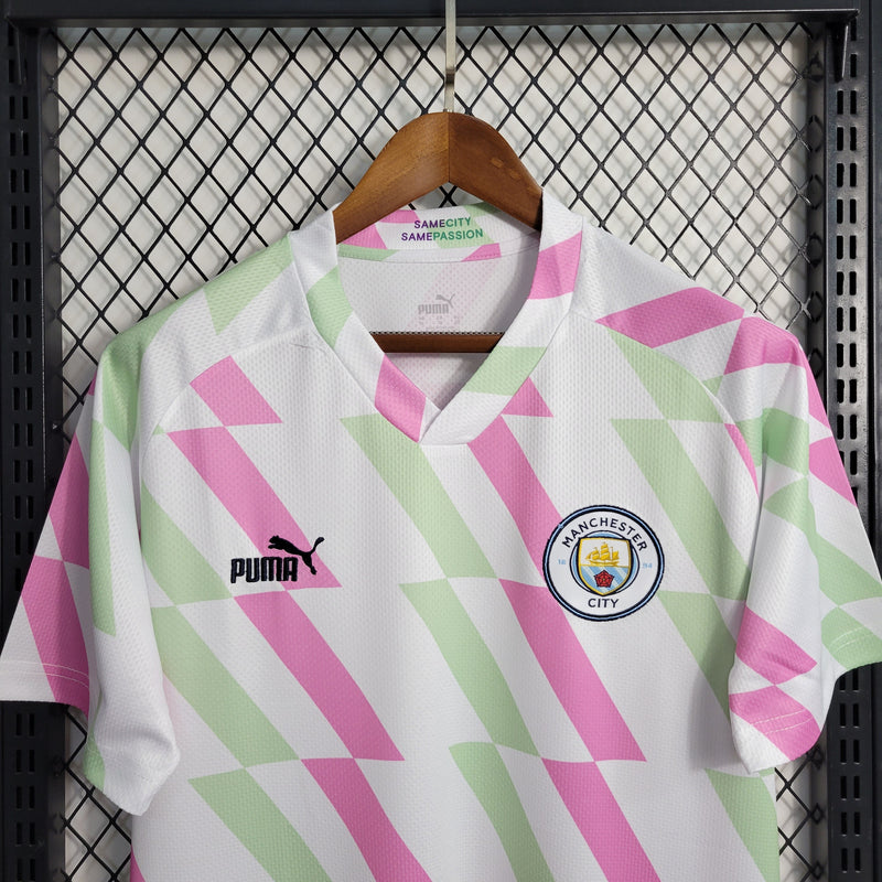 CAMISA DO MANCHESTER CITY 23/24 BRANCO TREINO