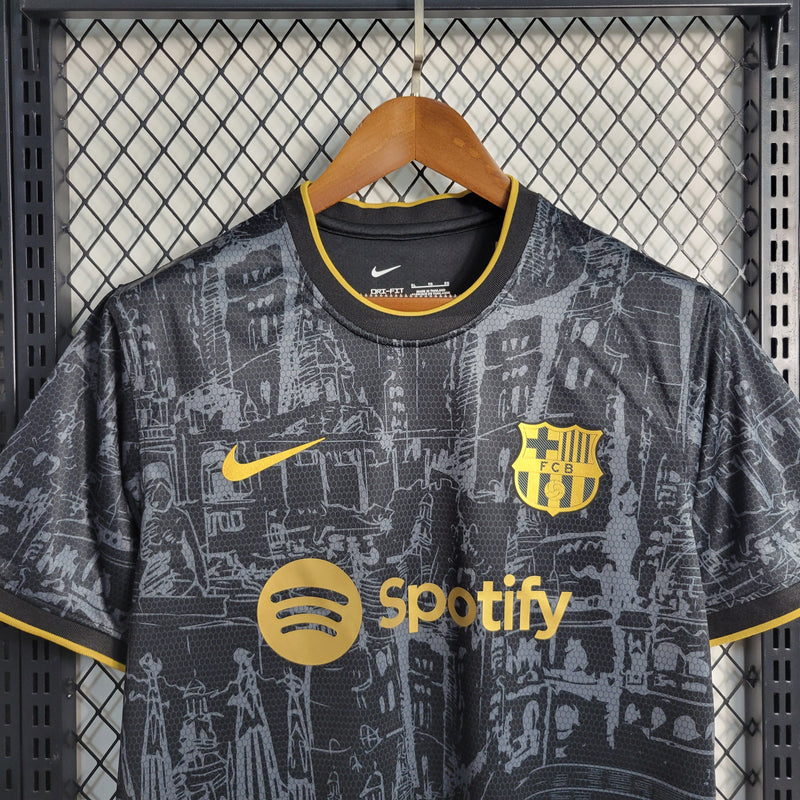 CAMISA DO BARCELONA 23/24 BLACK EXCELLENTE