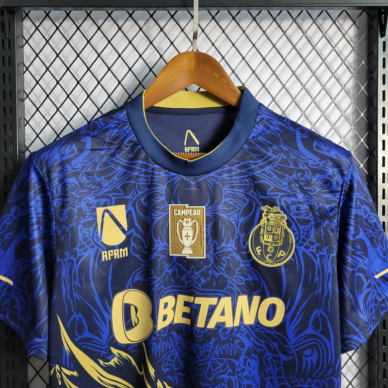 CAMISA DO PORTO 22/23 AZUL E DOURADO EDIÇÃO ESPECIAL