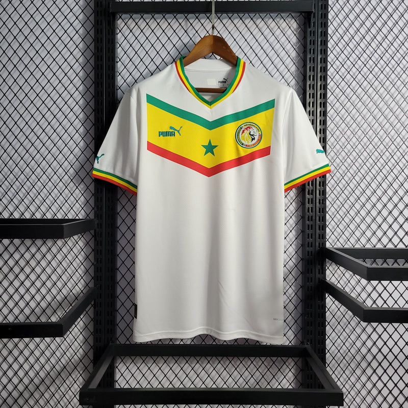 CAMISA DA SELEÇÃO DO SENEGAL 22/23 BRANCO