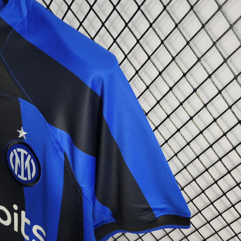 CAMISA DO INTER DE MILÃO 22/23 AZUL E PRETO