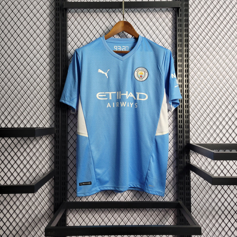 CAMISA DO MANCHESTER CITY 21/22 AZUL TRADICIONAL