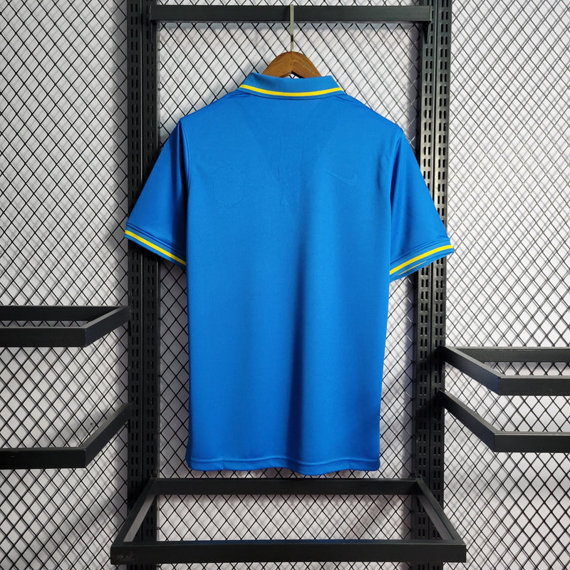 CAMISA DA SELEÇÃO DO BRASIL 22/23 POLO AZUL CLARO