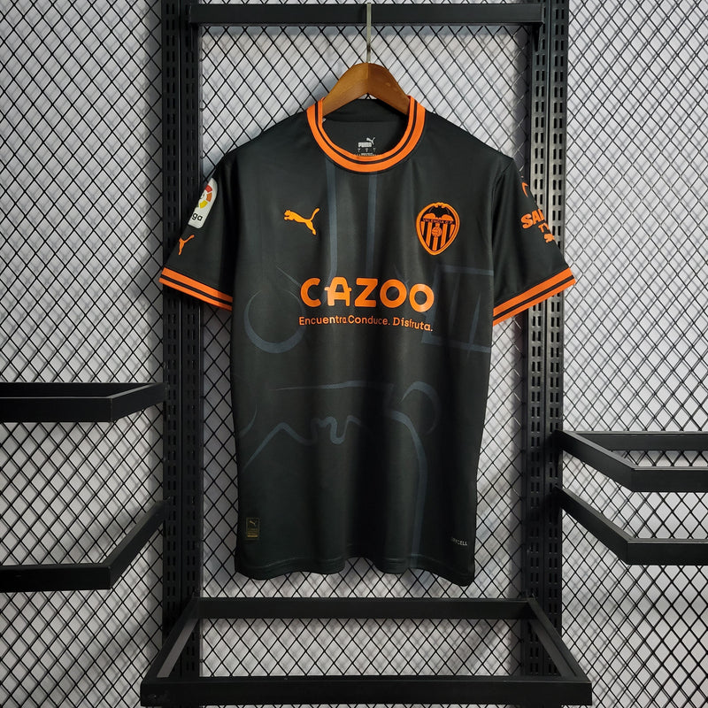 CAMISA DO VALENCIA 22/23 PRETO