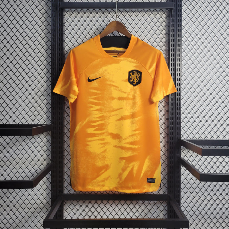 CAMISA DA SELEÇÃO DA HOLANDA 22/23 LARANJA