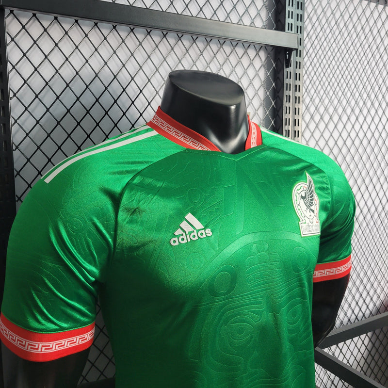 CAMISA DA SELEÇÃO DO MEXICO 22/23 VERDE EDIÇÃO ESPECIAL VERSÃO PLAYER