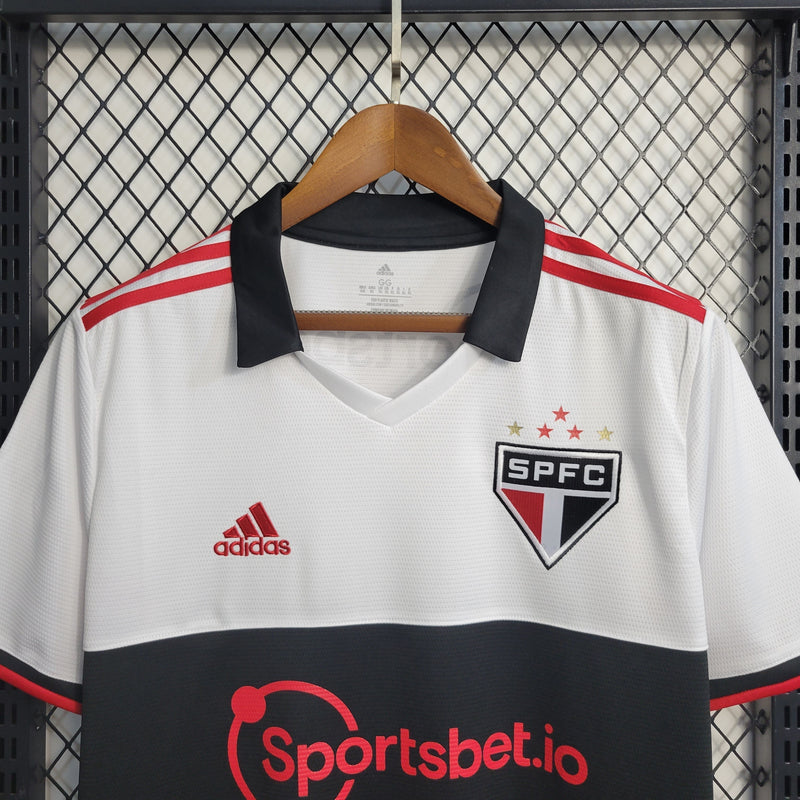 CAMISA DO SÃO PAULO 22/23 BRANCO E PRETO 2