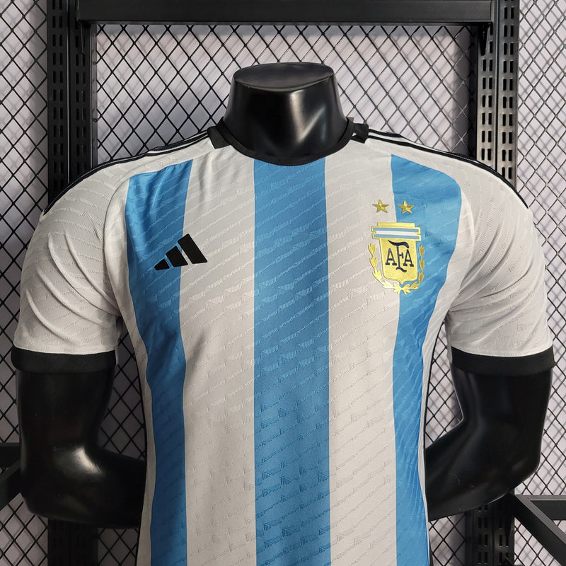 CAMISA DA SELEÇÃO DA ARGENTINA 22/23 TRADICIONAL VERSÃO PLAYER