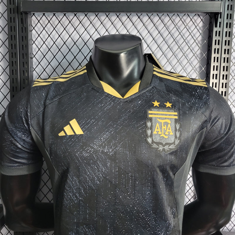 CAMISA DA SELEÇÃO DA ARGENTINA 22/23 BLACK VERSÃO PLAYER