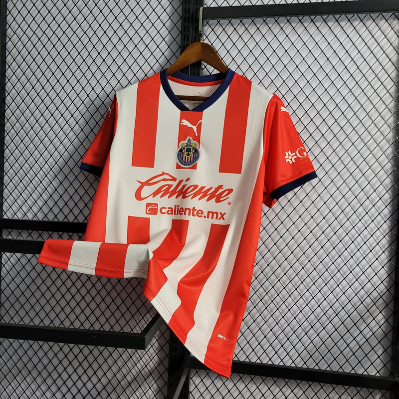 CAMISA DO CHIVAS DE GUADALAJARA 22/23 VERMELHO