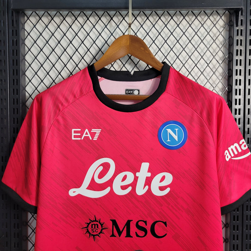 CAMISA DO NAPOLI 23/24 PINK