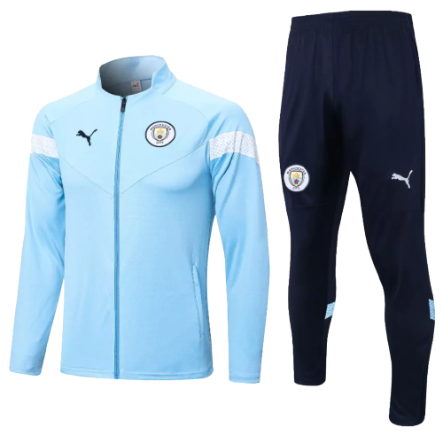 Agasalho de Viagem Manchester City - Masculino - Azul Claro