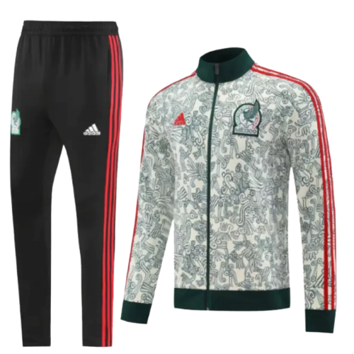 Agasalho de Viagem Seleção México - Masculino - Branco e Verde