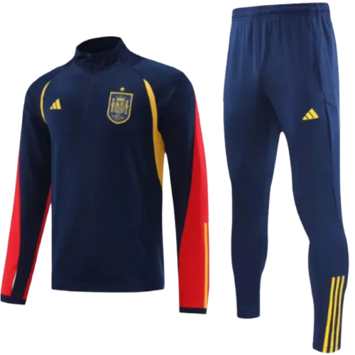 Conjunto de Treino Seleção Espanha - Masculino - Azul Marinho